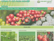 Tablet Screenshot of nghiepnong.com